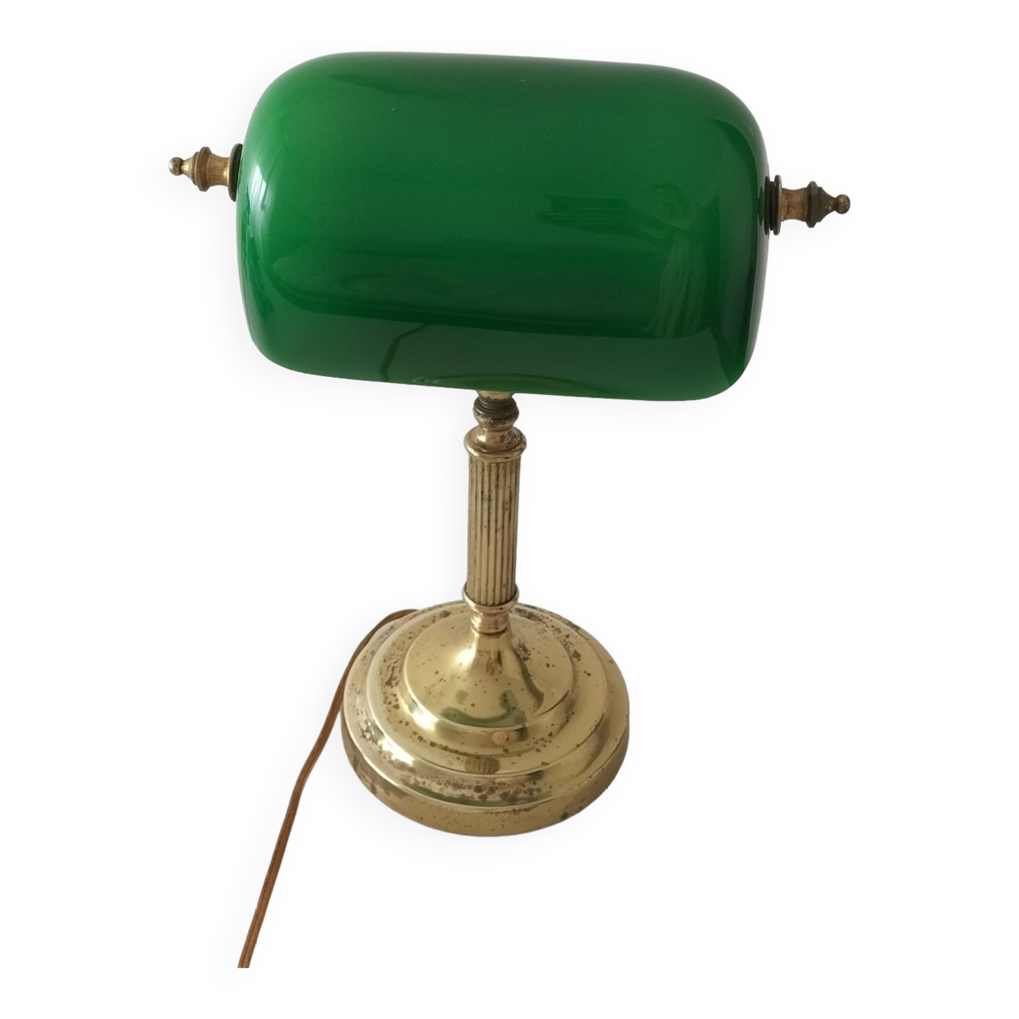 Green banker's lamp