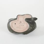 Ceramic teddy bear figurine, Danish design, 1960s, made in Denmark