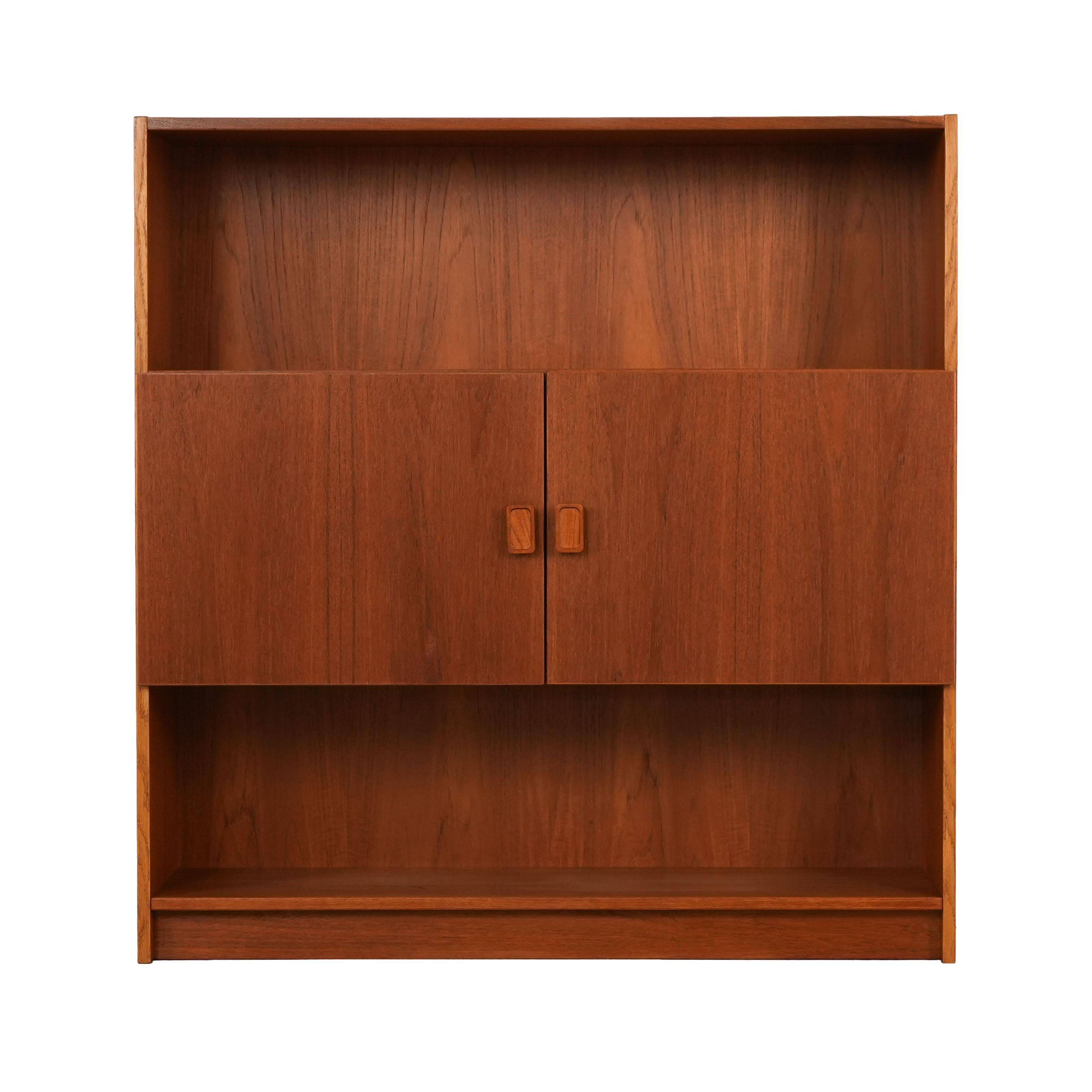 Teak bookcase, Danish design, 1970s, production: Denmark
