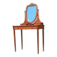 Art Deco dressing table in oak and red marble, 1920s-30s.