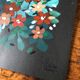 Peinture A4 Fleurs sanguines