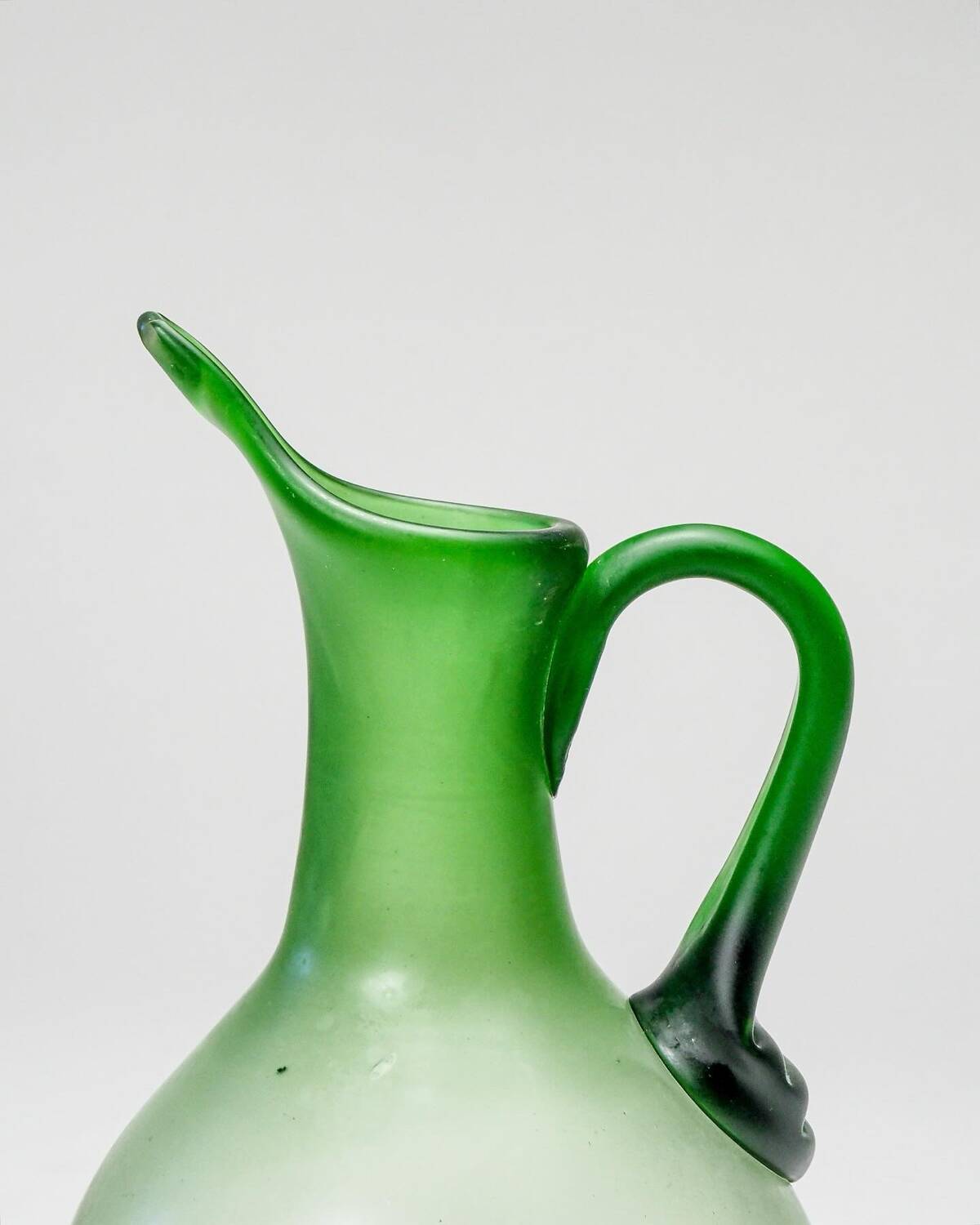 Glass paste carafe, art nouveau