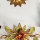 Appliques de forgeage dorées, Espagne années 1940