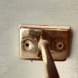 Industrial style aged brass wall art picture light