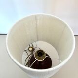 Lampe en bois et coton