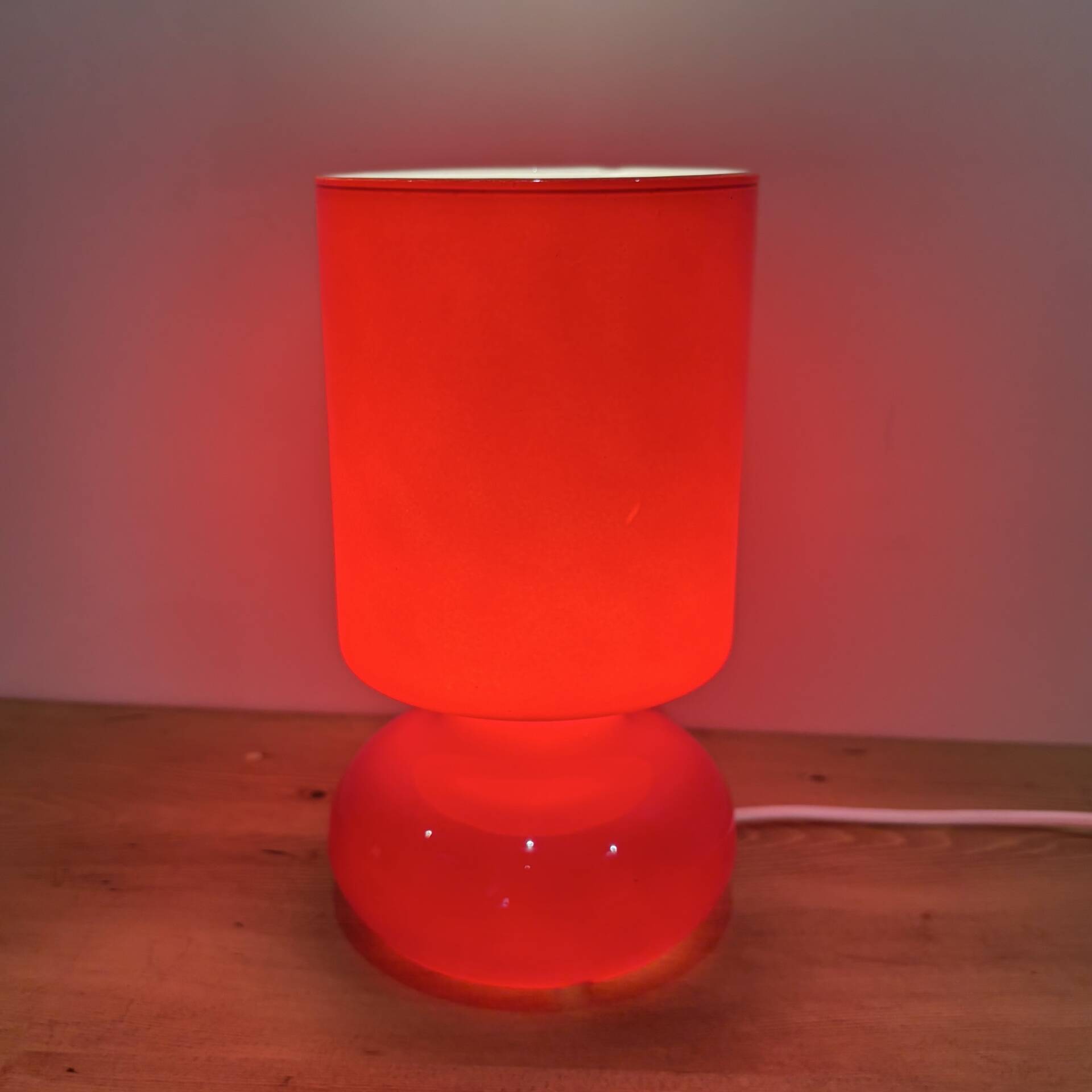 Red Lykta lamp IKEA