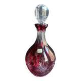 Overlay cut crystal carafe – Cristallerie d’Art Roger Gross Le Clairupt Baccarat