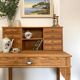 Magnificent Art Deco style secretary desk in old wood