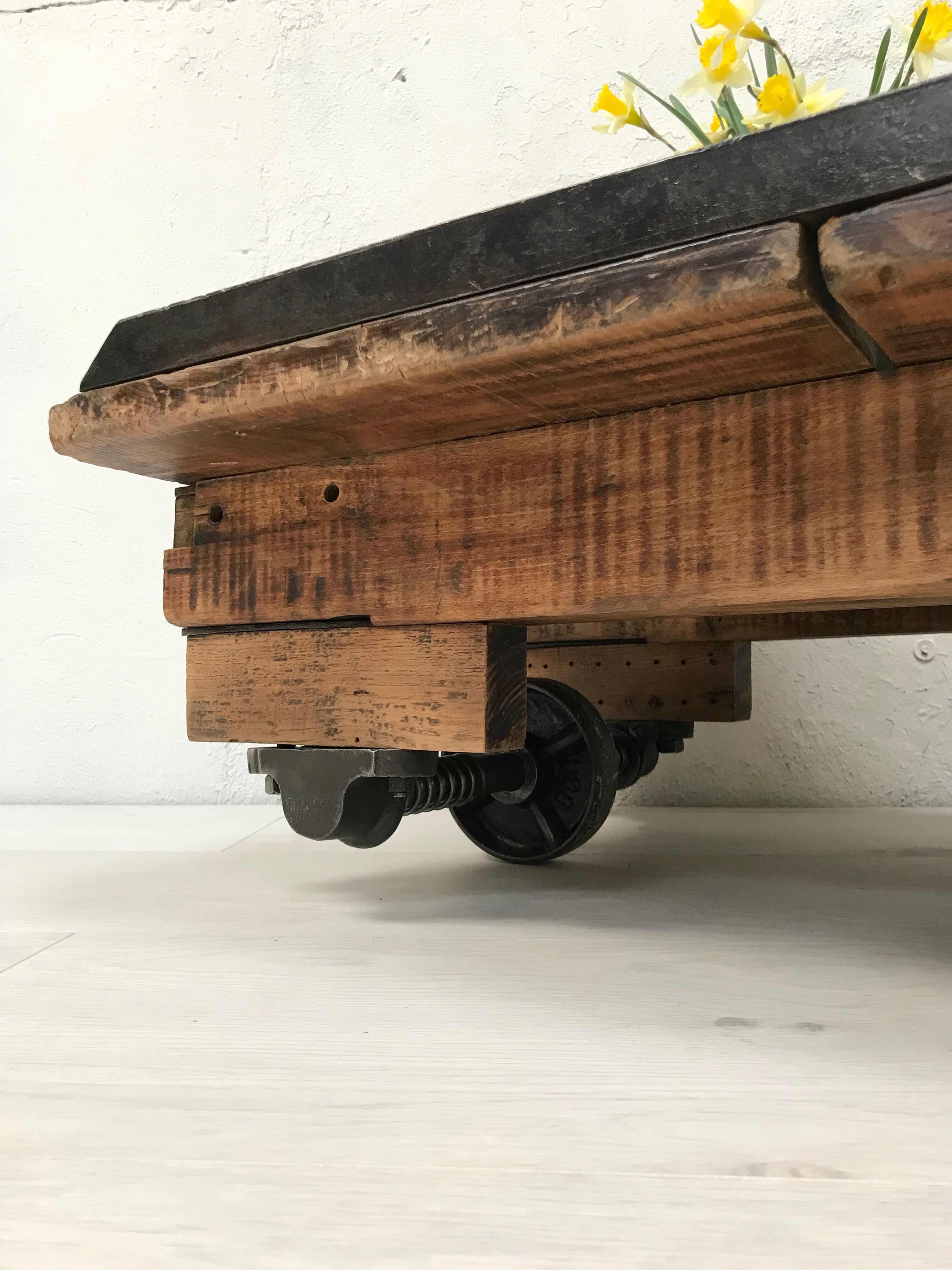 Industrial coffee table