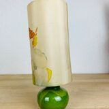 Green ceramic ball lamp