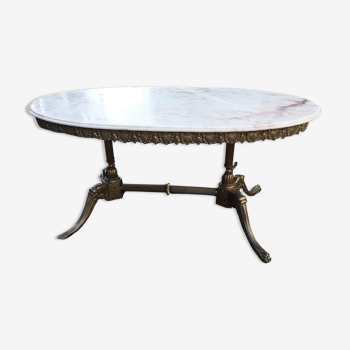 Table basse en marbre style Louis XV