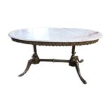 Louis XV style marble coffee table