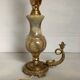 Onyx brass fish lamp Italy