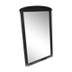 Miroir de cheminée noir 95x141cm