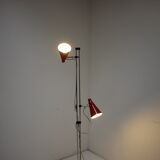 Red floor lamp by Lidokov, 1960s