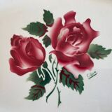 Antique serving dish in Sarreguemines earthenware.