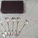 6 boulanger silver oyster forks