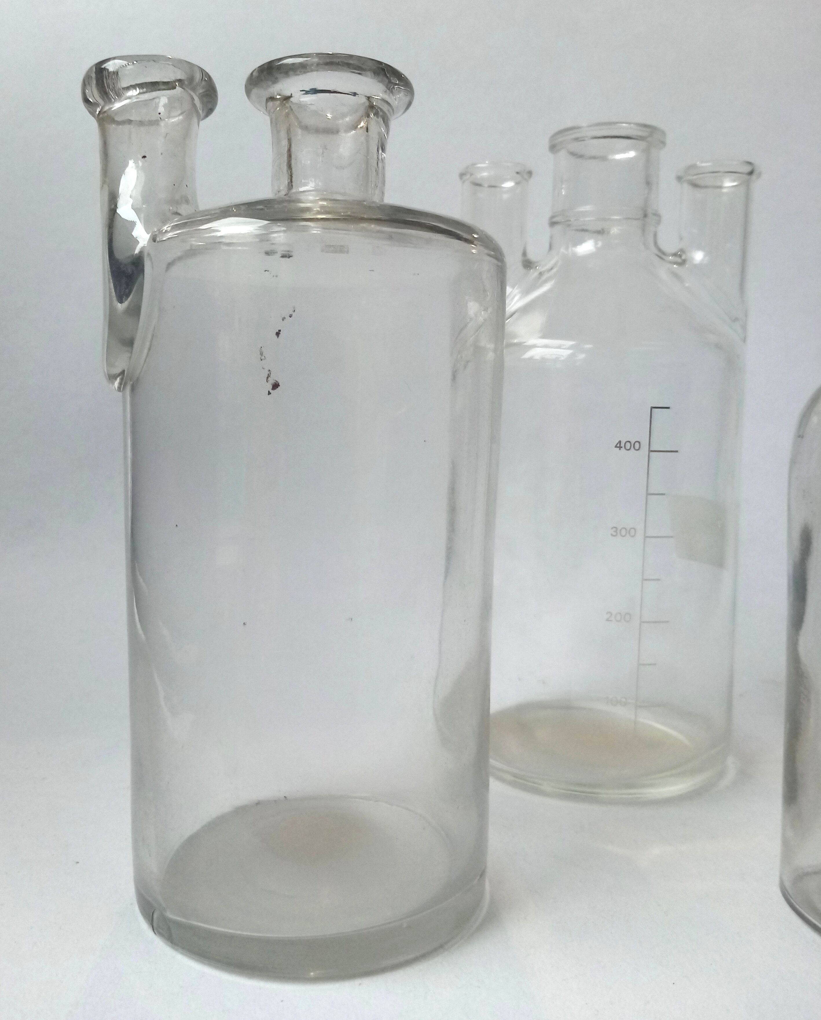 Ancient laboratory glassware