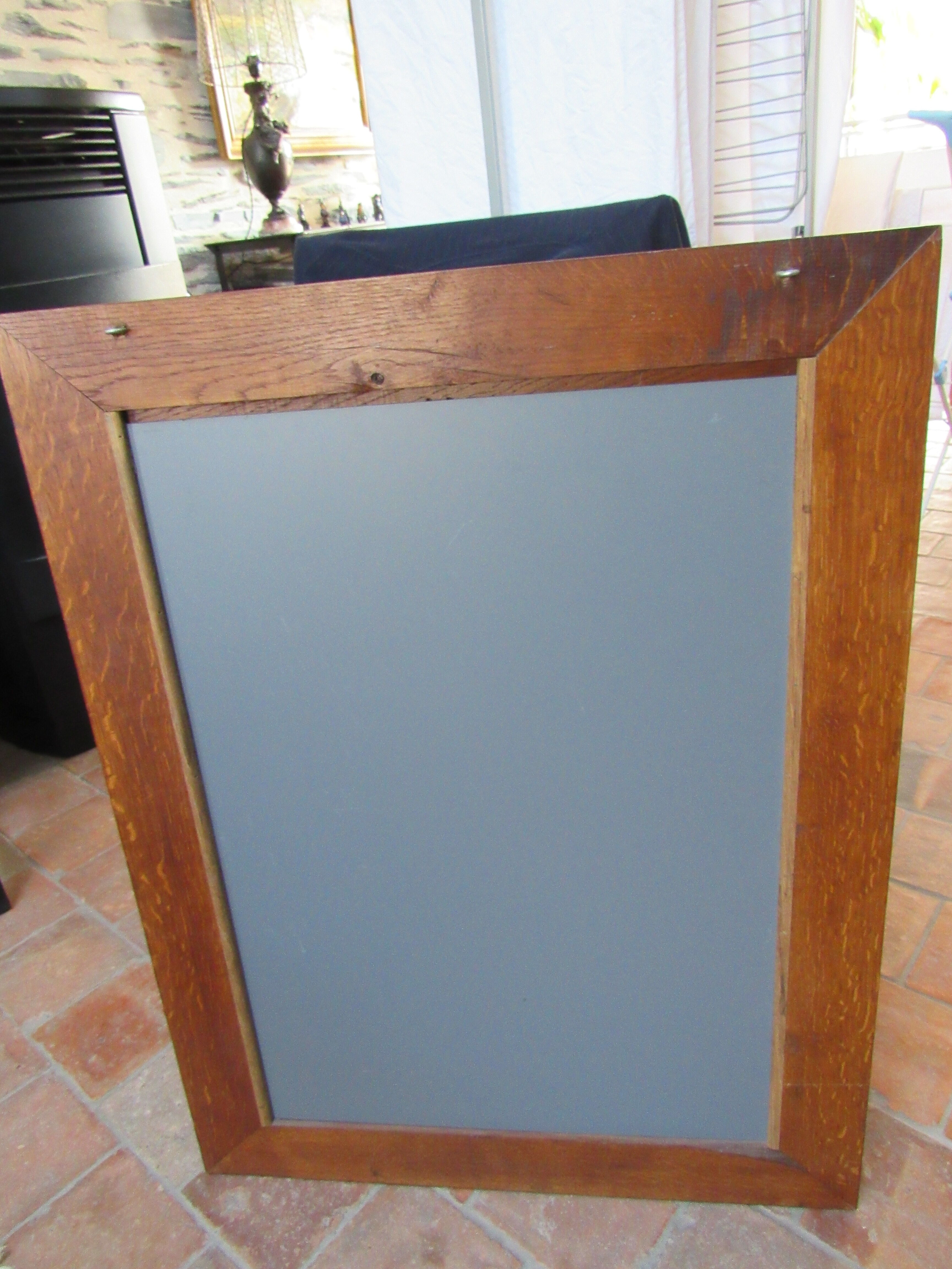 Solid oak mirror