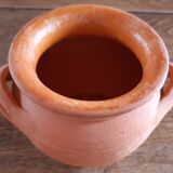 Terracotta vase with two handles