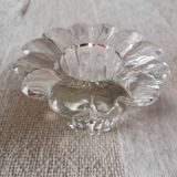Set of two crystal candle holders in different shapes