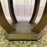 Art Deco dining table in solid oak