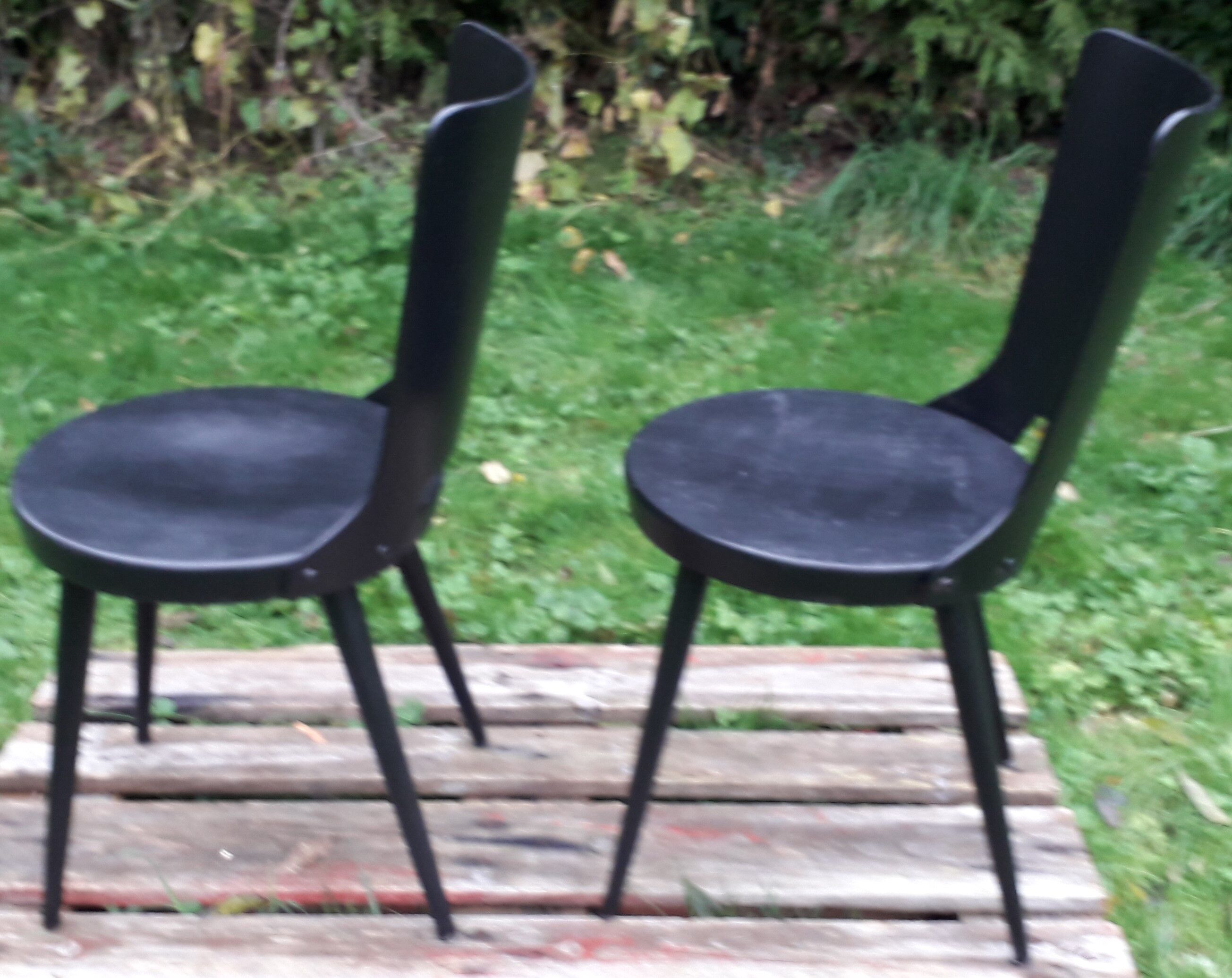 Duo of 2 Baumann chairs