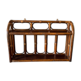 Vintage rattan shelf