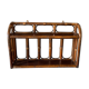 Étagère rotin vintage
