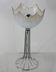 Lamp "space age". glass reflector, metal base. Circa 1970