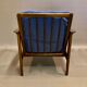Fauteuil scandinave cuir 1950
