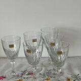 6 stemmed wine glasses flamenco model Luminarc