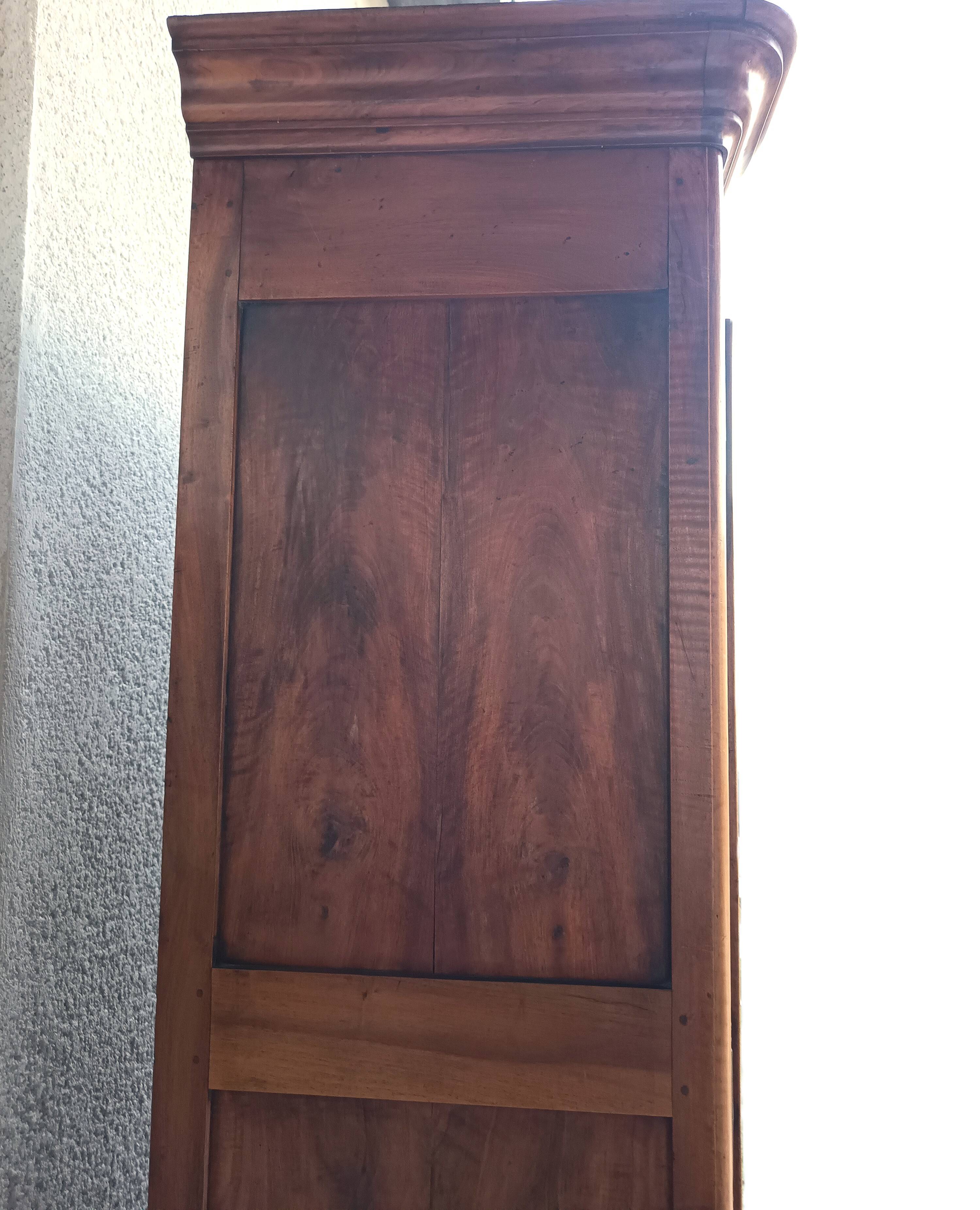 Louis XV marquetry wardrobe, 18th century period.