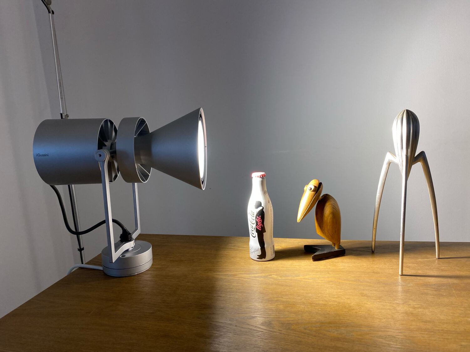 Wall lamp projector the parrot iguzzini vintage design 90s