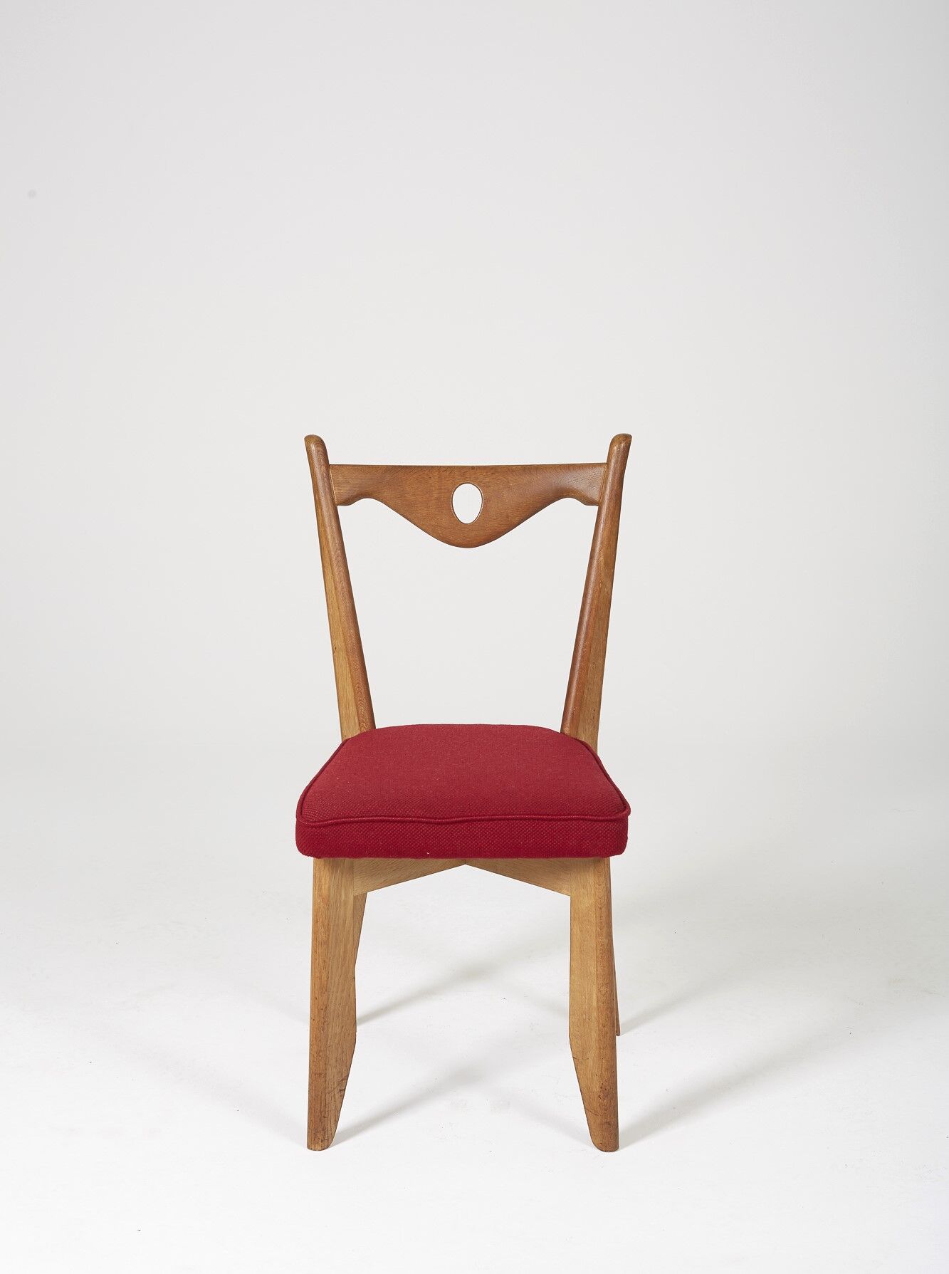 Pair of chairs Guillerme and Chambron 1960s