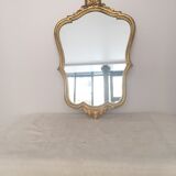 Golden mirror 52x32cm