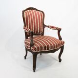 Fauteuil Rococo en bois 1890