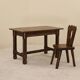 Solid wood table, France, 1940s