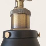 Industrial design wall light - Aluminium and brass