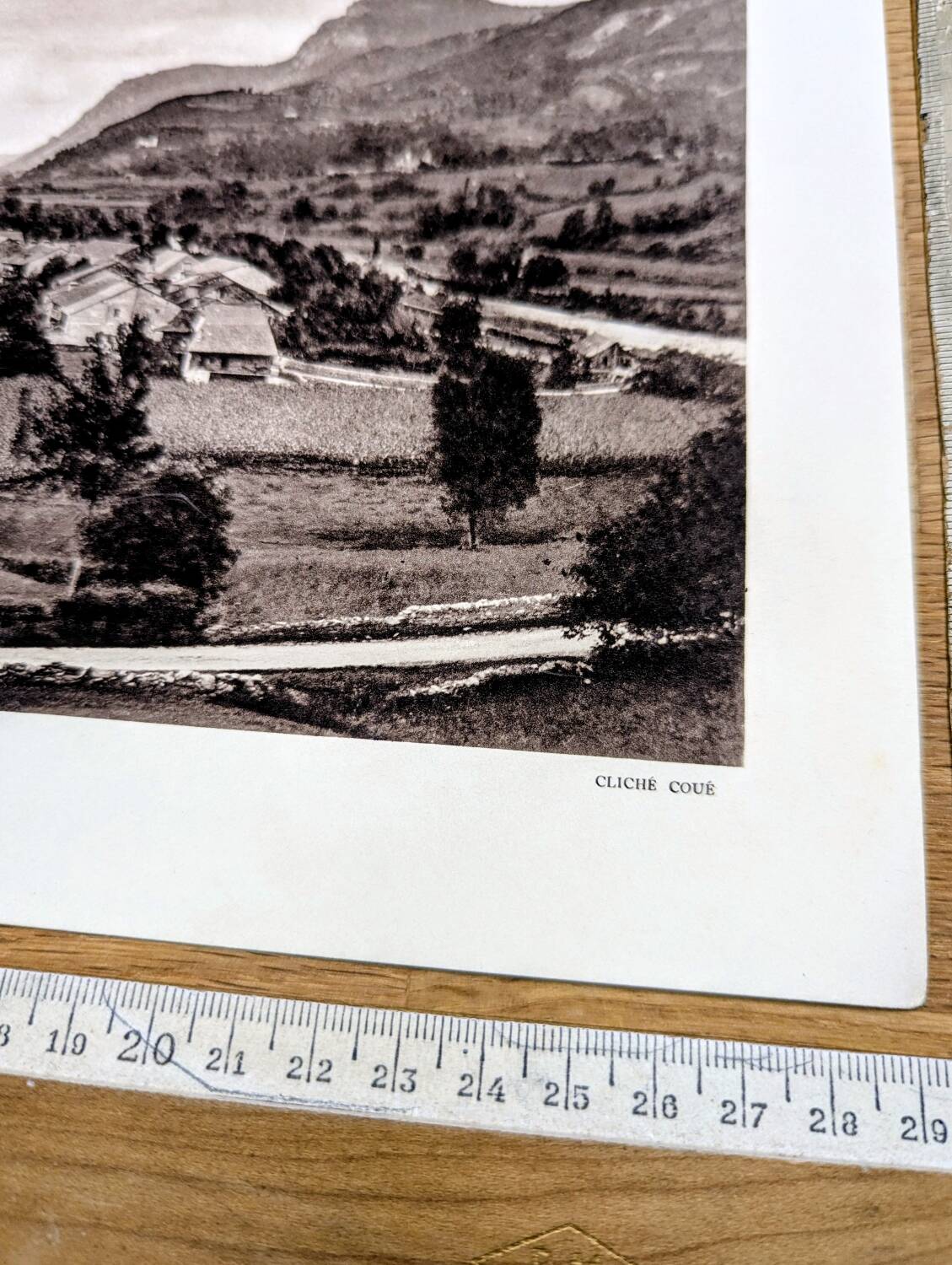 The Ossau Valley, Pyrénées-Atlantiques, photographic plate printed in 1937