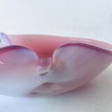 Large Murano pocket tray in opaline