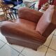 Ancien fauteuil club moustache