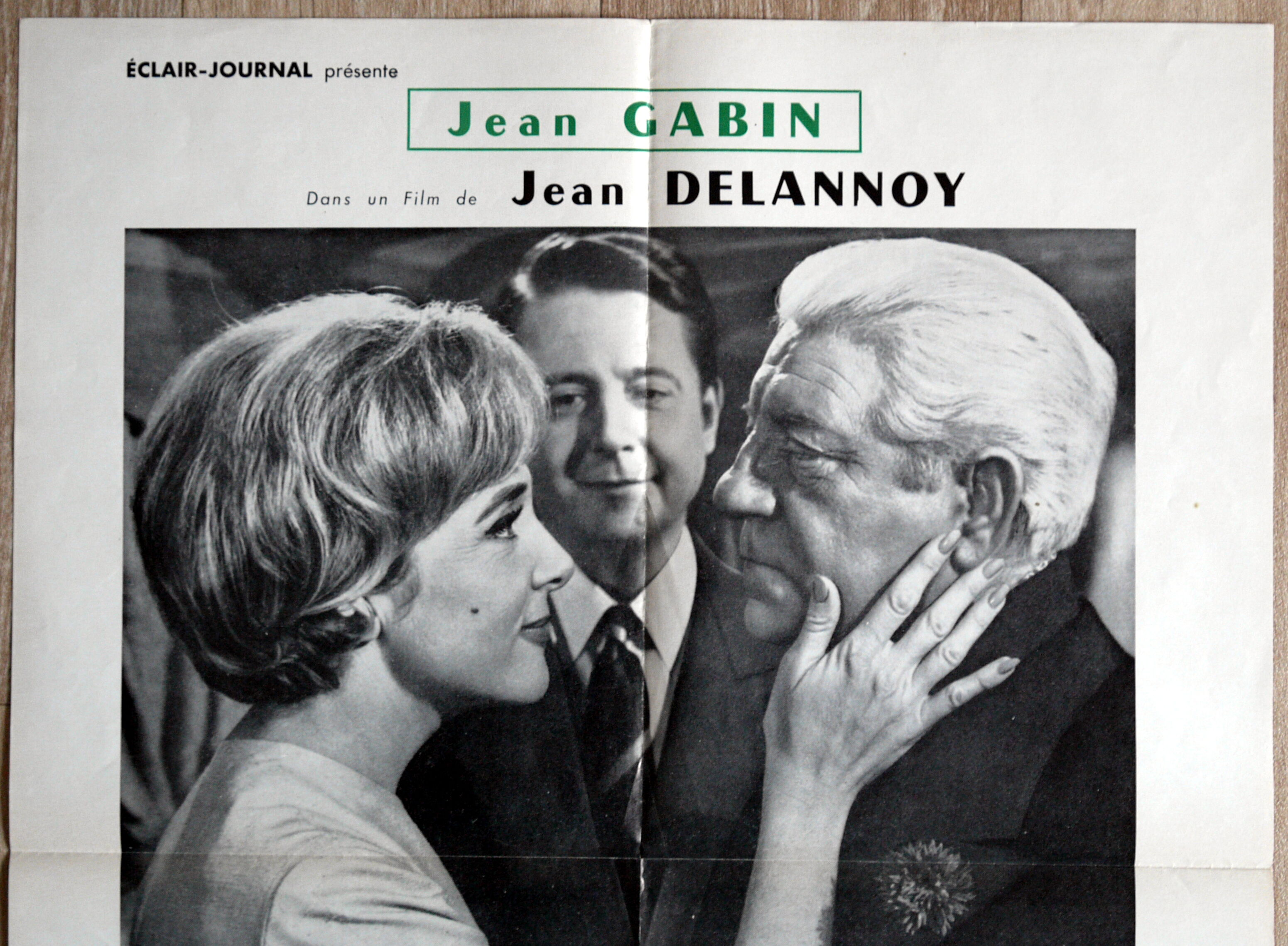 Original movie poster "The Lock Baron" Gabin, Audiard, Simenon