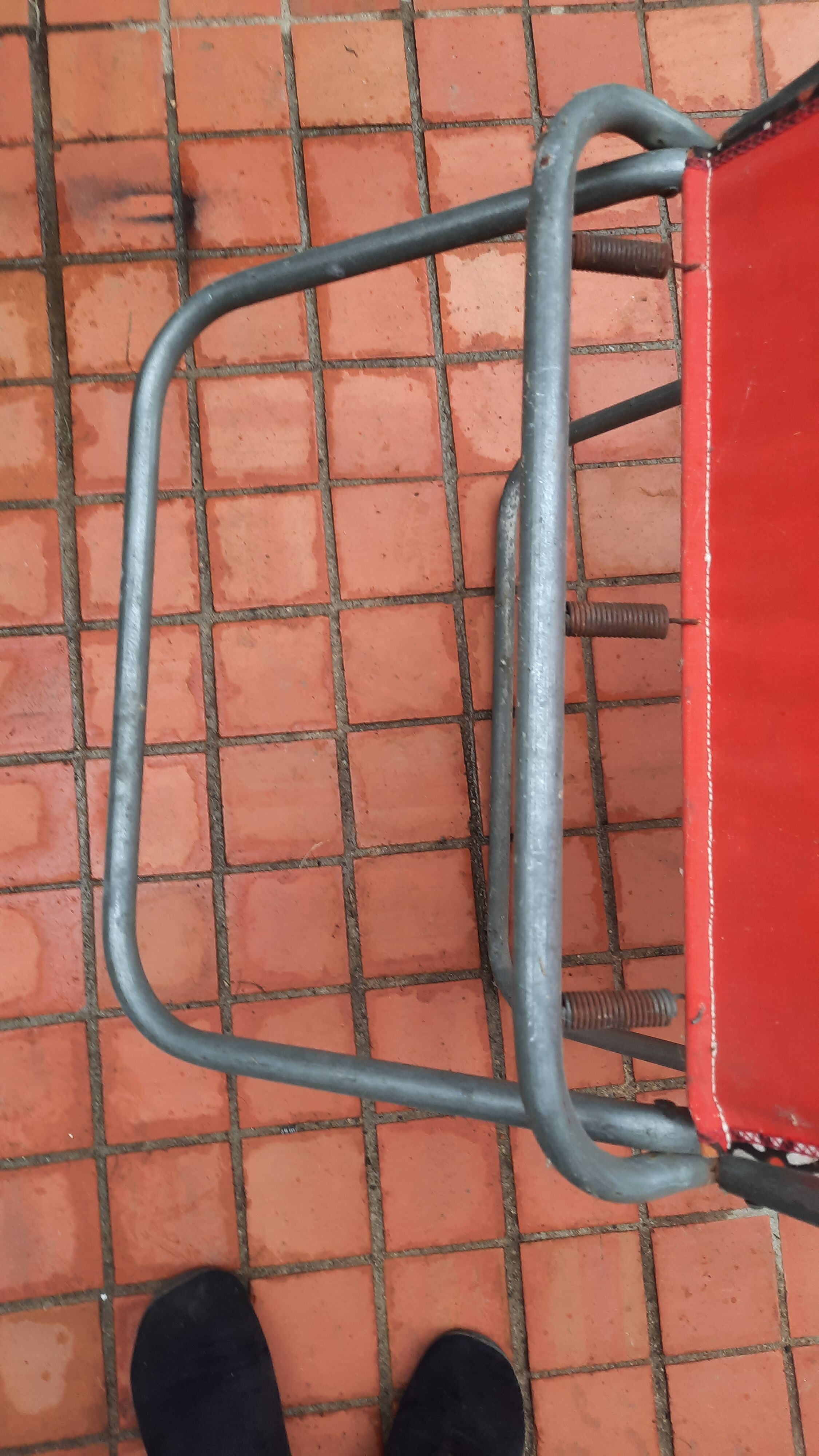 Pair of camping folding chairs