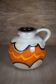 West Germany ceramic ball vase 484-21, vase with handle, collection, interior decoration