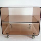 Table basse en Plexiglas Michel Dumas années 70