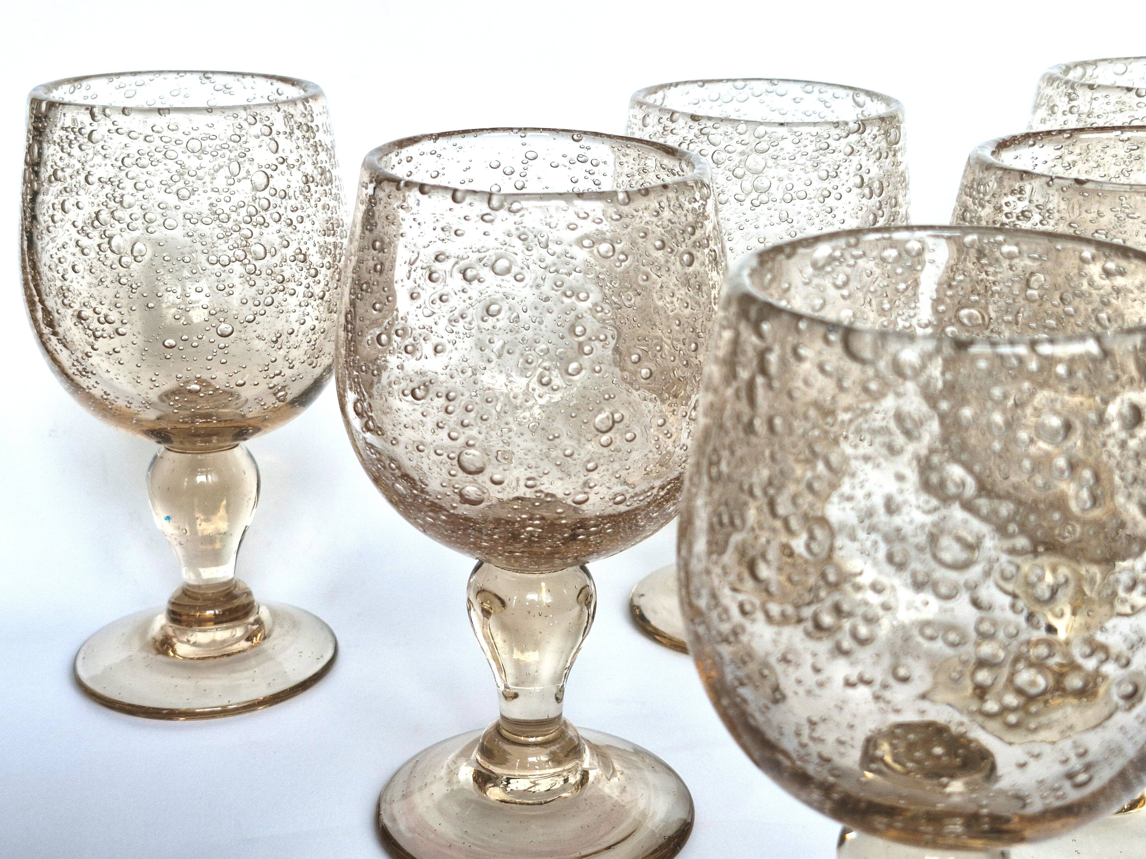 Bubble glasses from Biot