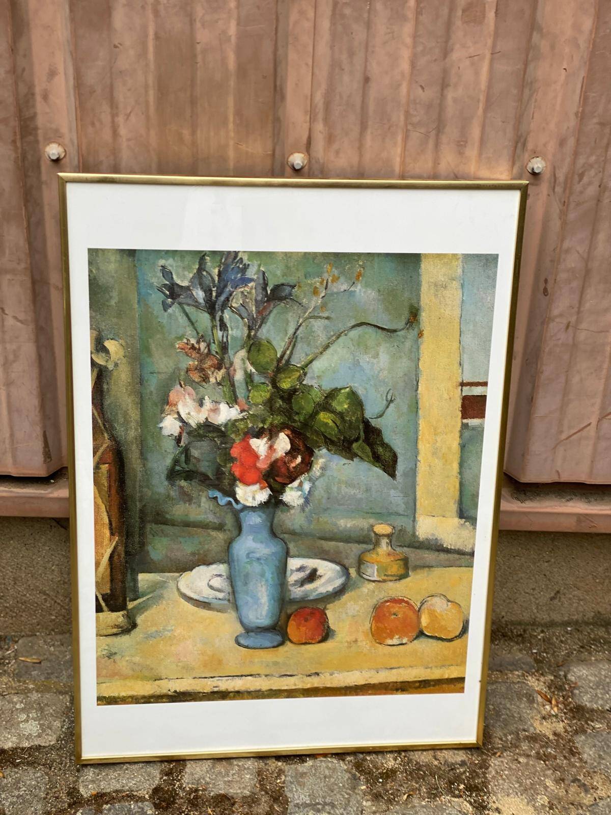 2 tableaux lithographies avec cadre doré 60x80cm