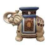 Vintage elephant plant table, 1970s