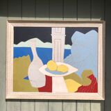 Painting on panel